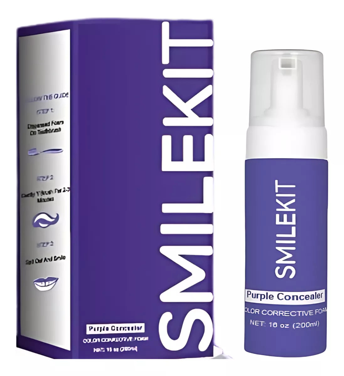 Smilekit espuma morada blanqueadora